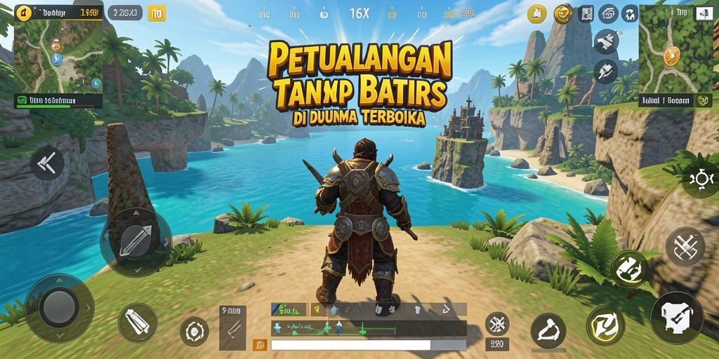 Gameplay seru di dunia terbuka dengan grafis menawan.