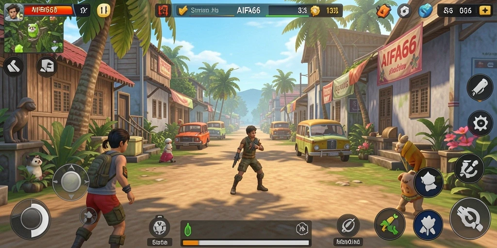 Tampilan gameplay AIFA66 yang menarik dan interaktif.