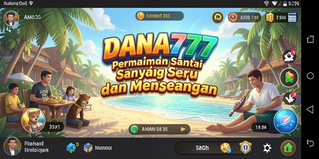 Tampilan seru gameplay DANA777 dengan tantangan menarik.
