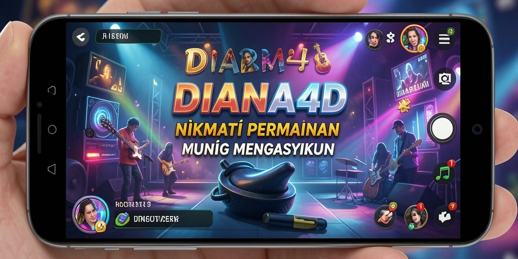 Tampilan gameplay menarik dan penuh warna dari DIANA4D