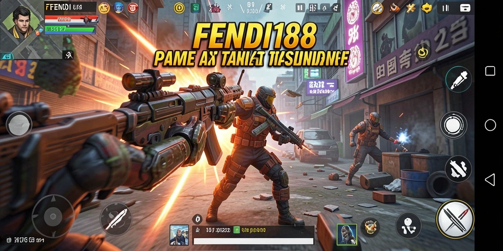 Screenshot gameplay FENDI188 menampilkan aksi pertarungan yang mendebarkan.