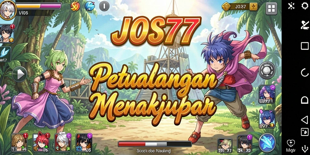 Gambaran gameplay menarik dari JOS77 yang penuh petualangan anime.