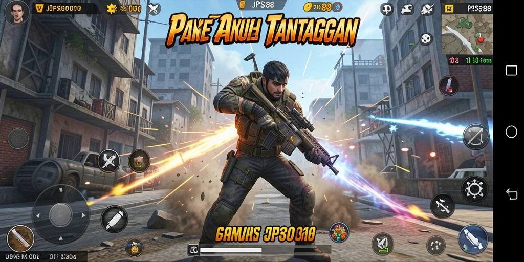 Screenshot JPS88 menampilkan aksi seru dalam pertempuran cepat.