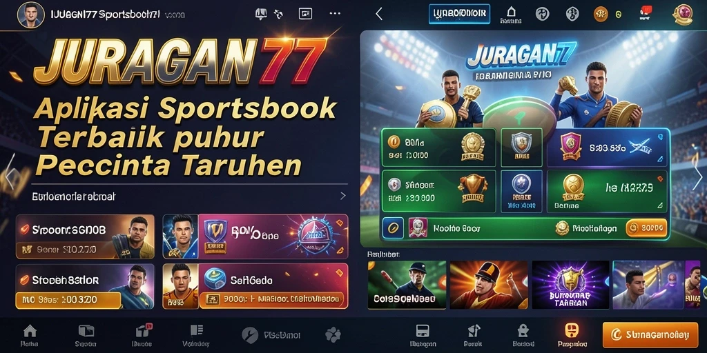 Tangkapan layar dari gameplay aplikasi Sportsbook JURAGAN77.