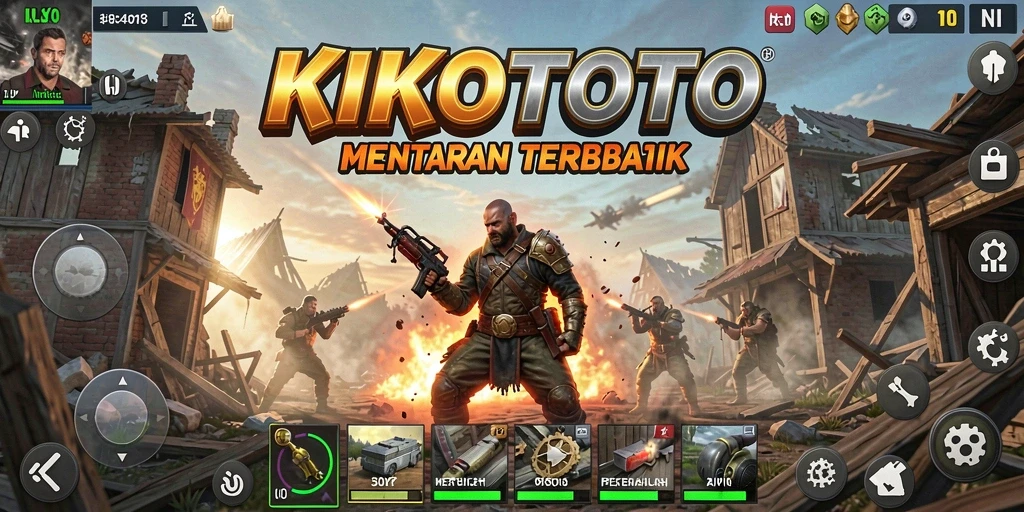 Gameplay seru KIKOTOTO dalam pertahanan menara.