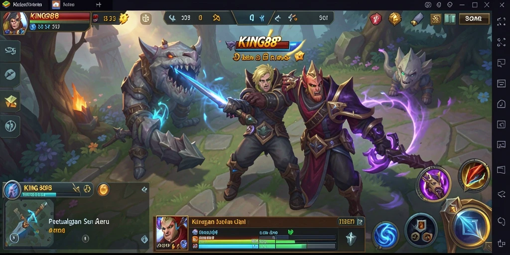 Tampilan screenshot gameplay KING88 yang menegangkan di dunia ARPG.
