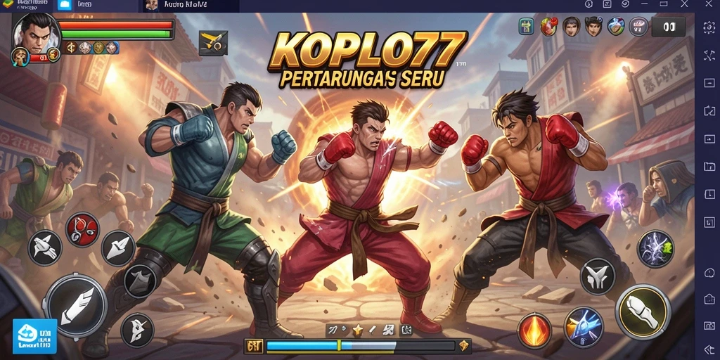 Tampilan gameplay KOPLO77 yang mengejutkan dan penuh aksi.