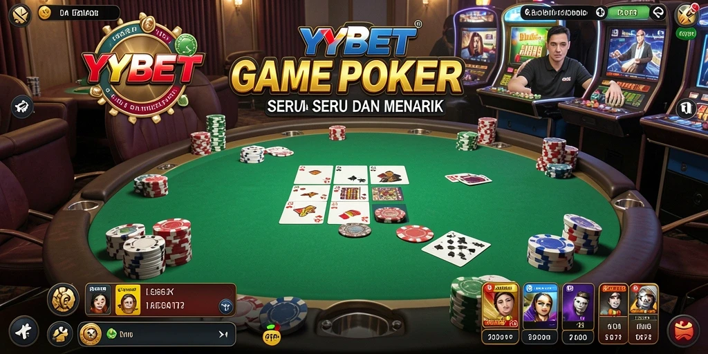 Tampilan screenshot gameplay Poker yang mendebarkan di YYBET.